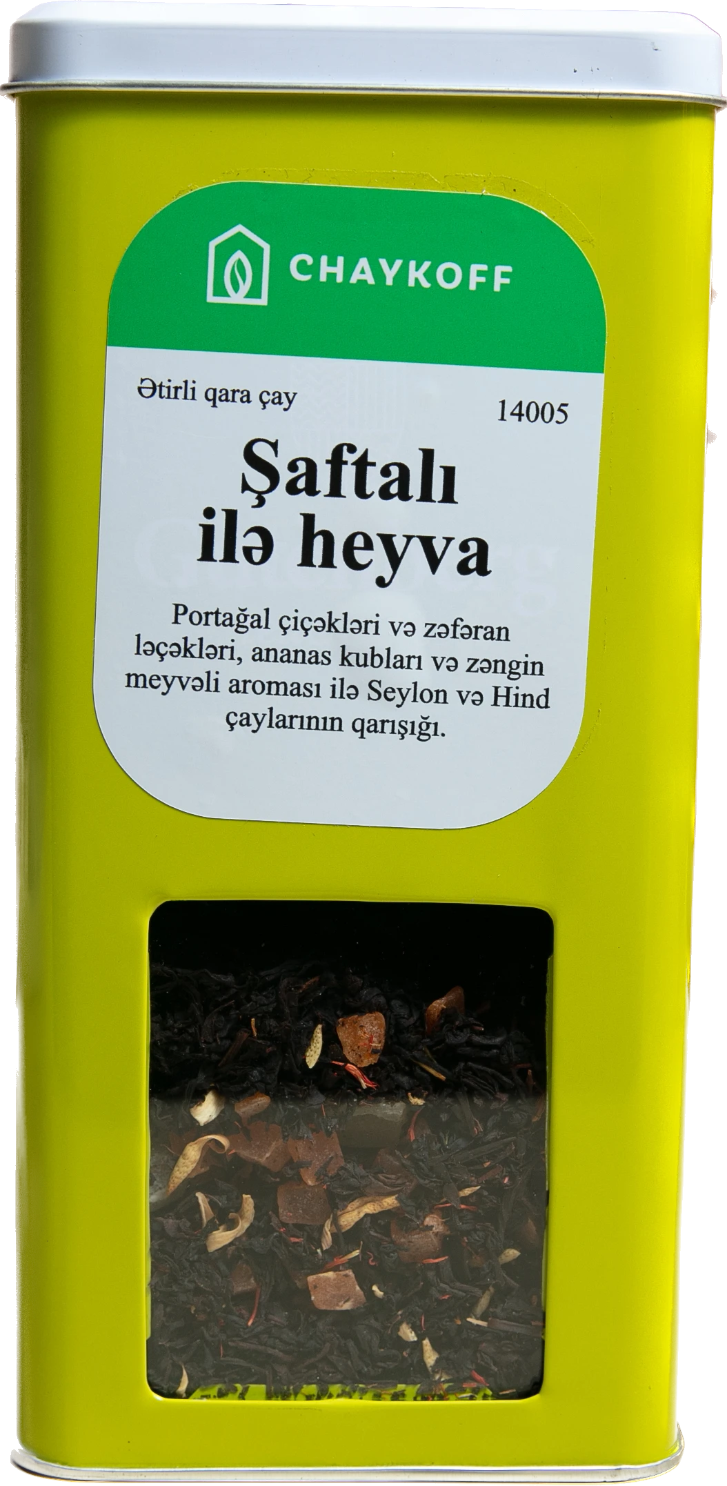 Şaftali İlə Heyva Ətirli Qara Çay (100 qr)